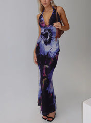 Bittersuite Cowl Maxi Dress Black