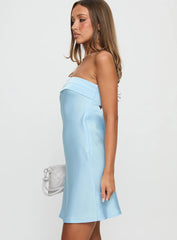 Phillipa Mini Dress Light Blue