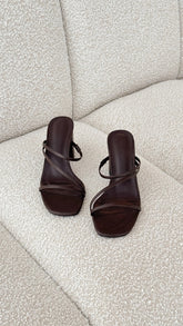 Yazmin Heel - Chocolate