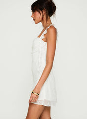 Lanai Mini Dress White Floral