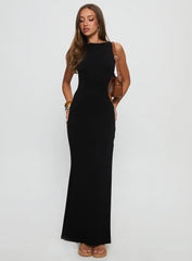 Sorcerer Keyhole Maxi Dress Black