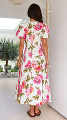 Blaire Midi Dress - Bonita Floral
