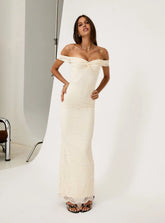 Anabeila Strapless Maxi Dress Lemon