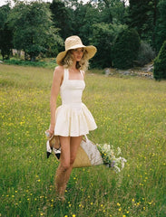 Faille Mini Dress