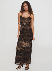 Knox Maxi Dress Leopard