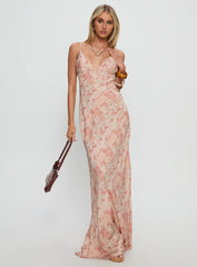 Magnolias Splice Maxi Dress Vintage Multi