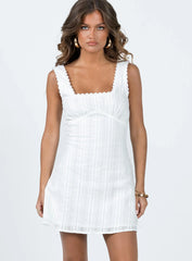 Dasha Mini Dress White Lower Impact