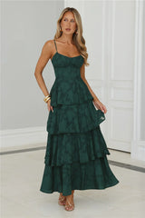 Thriving Now Maxi Dress Green