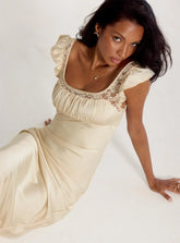 Adelie Maxi Dress Champagne