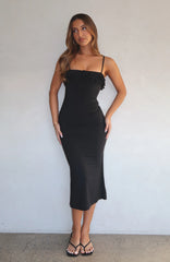 I'm Your Favourite Midi Dress Black