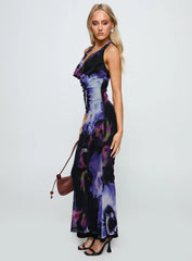 Bittersuite Cowl Maxi Dress Black