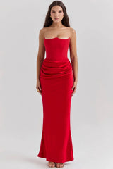 HAVEN MAXI DRESS - RUBY