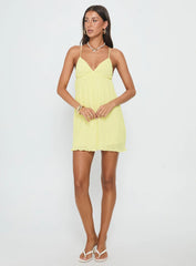 Matea Mini Dress Lemon