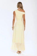 Darling At Dusk Maxi Dress Yellow