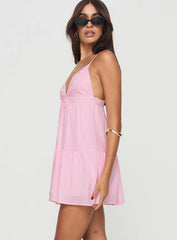 Nicoletta Mini Dress Light Pink