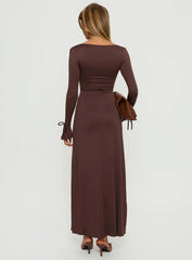 Dalzine Maxi Dress Chocolate