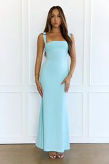 Pretty Ritual Maxi Dress Aqua