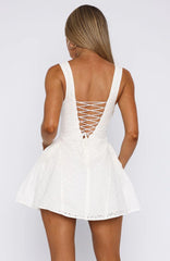 Couldn't Be Sweeter Mini Dress White