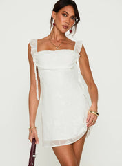 Lanai Mini Dress White Floral