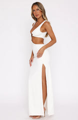 It Feels Wrong Maxi Dress Off White