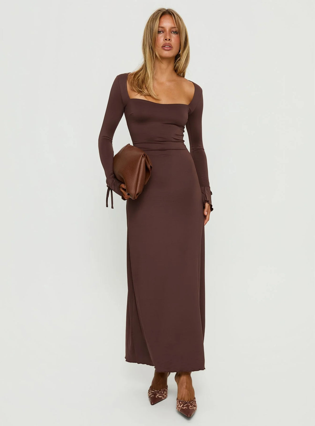 Dalzine Maxi Dress Chocolate