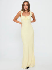 Lillette Maxi Dress Lemon
