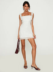 Lanai Mini Dress White Floral