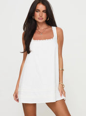 Alanah Mini Dress White Petite
