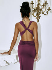 Bambia Maxi Dress Purple