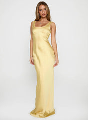 Dasha Maxi Dress Lemon