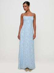 South Of France Maxi Dress Blue
