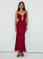 Capisce Maxi Dress Red Petite