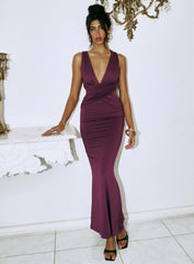 Bambia Maxi Dress Purple