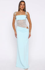 Compliment Me Maxi Dress Baby Blue