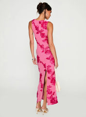 Fionna Floral Maxi Dress Pink