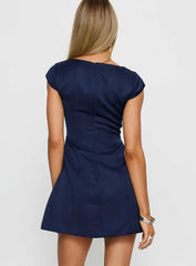 Mariza Mini Dress Navy