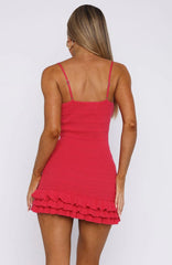 Cute Thing Knit Mini Dress Raspberry Pink