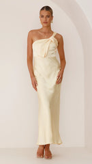 Greta Maxi Dress - Lemon