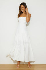 Summer Girl Maxi Dress White