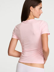 Stretch Cotton Fitted Tee